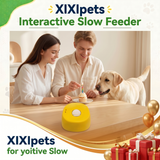 XIXI Comedero Lento para Perros Giratorio | Dispensador Interactivo de Golosinas Líquidas y Cuenco para Lamer | Enriquecimiento Antiderrames para Alivio de la Ansiedad y la Hinchazón