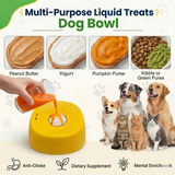XIXI Comedero Lento para Perros Giratorio | Dispensador Interactivo de Golosinas Líquidas y Cuenco para Lamer | Enriquecimiento Antiderrames para Alivio de la Ansiedad y la Hinchazón