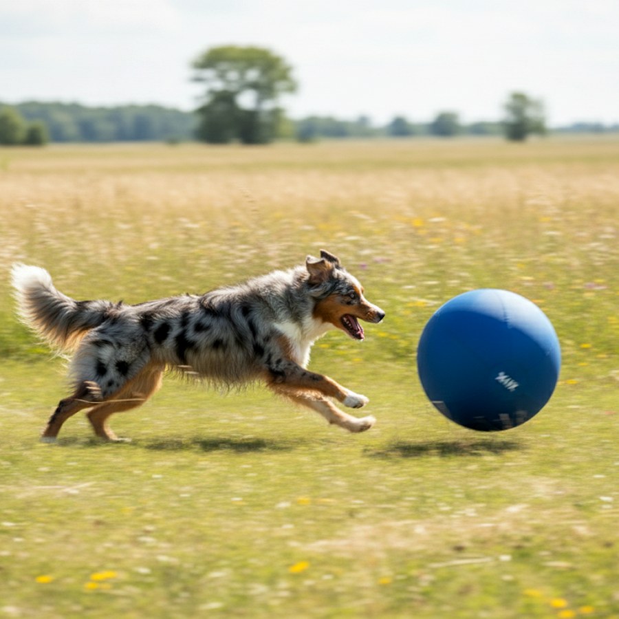 BACKYARD PLAYTIME|A bigger target for active dogs to chase, nudge, and circle.